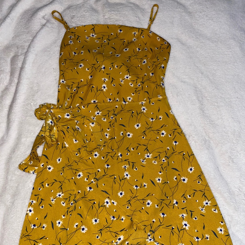 Yellow Floral Sundress